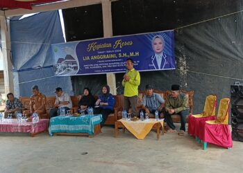 Lia Anggraini SH MH Anggota DPRD Provinsi Praksi Demokrat Gelar Reses di SDU dan SDL