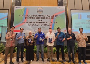 PGE Area Lumut Balai Sosialisasikan Regulasi Panas Bumi dan Apresiasi Kontraktor pada Event Penutupan Bulan K3 2024.
