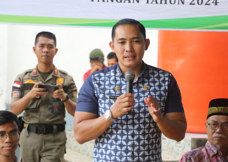 Pemkab. Muara Enim Sediakan 6 Ton Beras Dalam Gerakan Pangan Murah di Rambang Niru