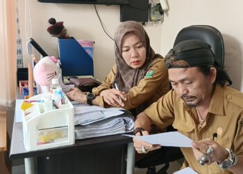 Okta Kades Karang Raja Katakan sengketa Tanah Aripin Dengan Lin Minarni   Belum Ada Kesepakatan