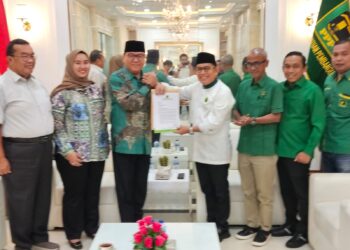 Gerindra dan PPP Usung Nasrun Umar dan Lia Anggraini jadi Calon Bupati dan Wakil Bupati Muara Enim.