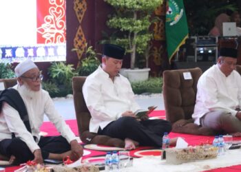 Tempati Balai Agung Serasan Sekundang, Pj. Bupati Gelar Doa Bersama