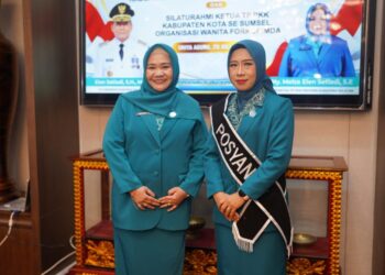 Yunika Sari Henky Resmi Jabat Pj. Ketua TP PKK Kabupaten Muara Enim