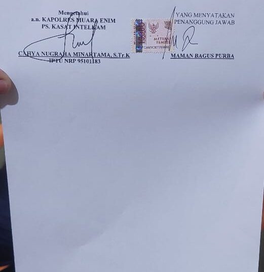 Kepala Desa Se-kabupaten Muara Enim Akan Gelar Aksi Besar Besaran Buntut Vonis Hakim Yang di nilai tidak Pantas Akan Di Gelar Rabu 8 Januari 2025